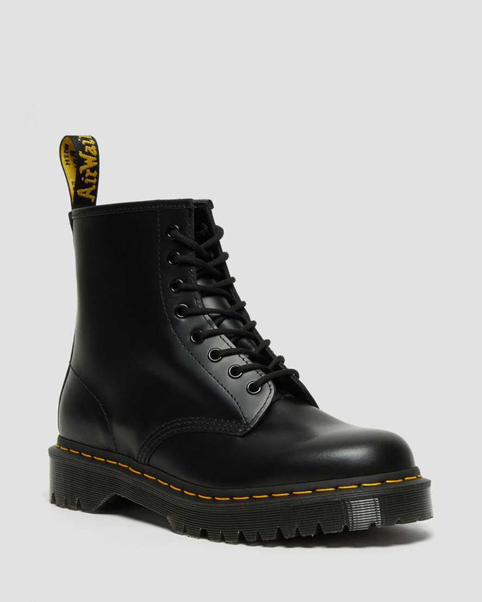 Dr Martens Vintersko Herre Svart 1460 Bex Smooth Læder Platform 1735MVASC